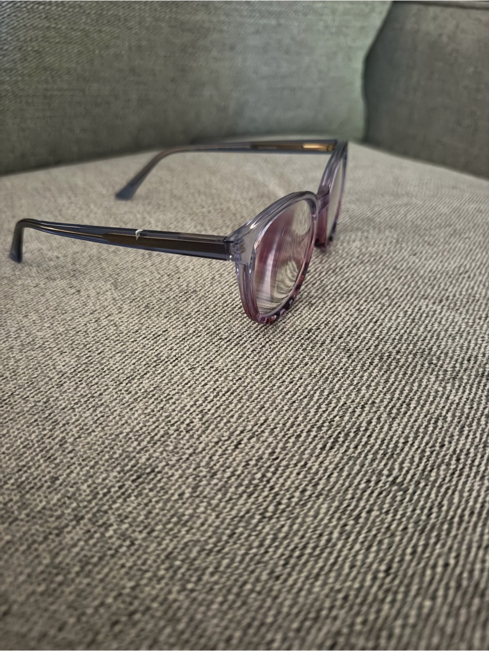 Translucent Lilac Round Women’s Glasses Frame